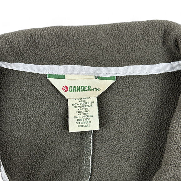 Gander Mountain Jacket Adult LARGE Green 2 Tone Zip Pockets Outdoor Hiking - Picture 7 of 9